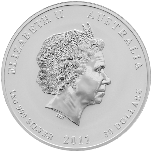 1 kilo 2011 Lunar Year of the Rabbit Silver Coin | Perth Mint