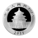Pièce 1 once d'argent Panda chinois 2011 | Monnaie chinoise