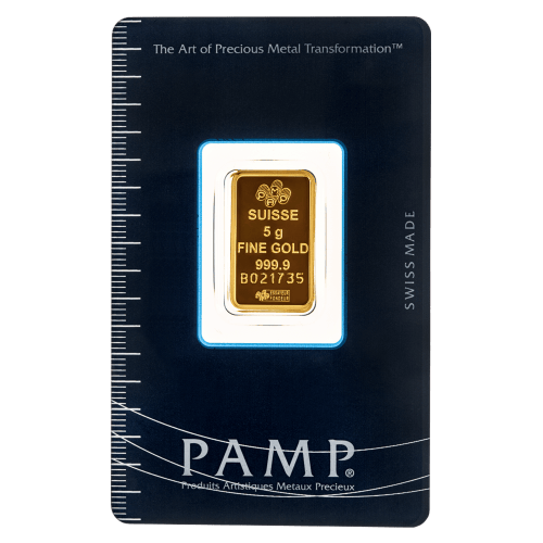 5 gram Gold Bar | PAMP Suisse