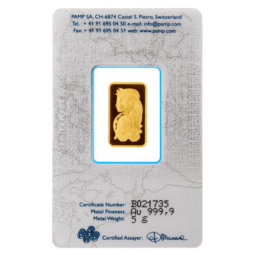 5 gram Gold Bar | PAMP Suisse