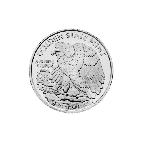 1/4 oz Walking Liberty Silver Round | Golden State Mint