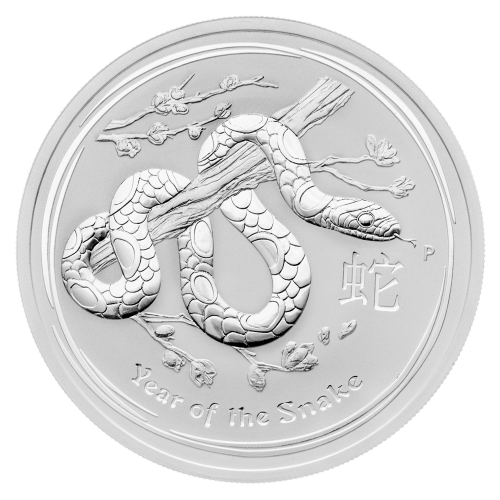 Pièce 2 onces d'argent Lunaire Année du Serpent 2013 | Monnaie de Perth