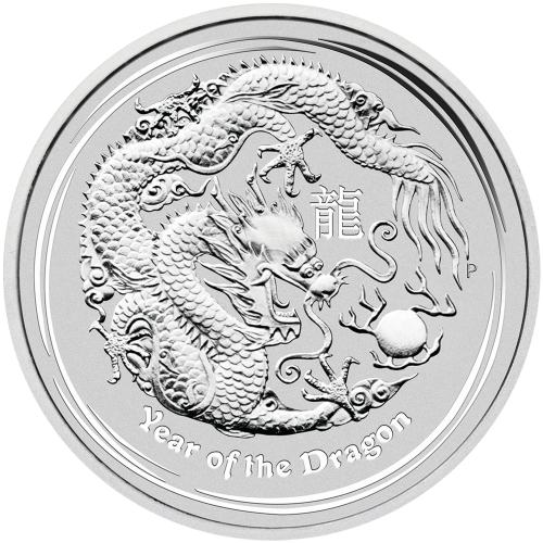 Pièce 1 kilo d'argent Année lunaire du Dragon 2012 | Monnaie de Perth