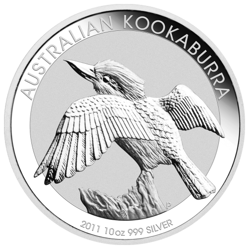 Pièce 10 onces d'argent Kookaburra australien 2011 | Monnaie de Perth