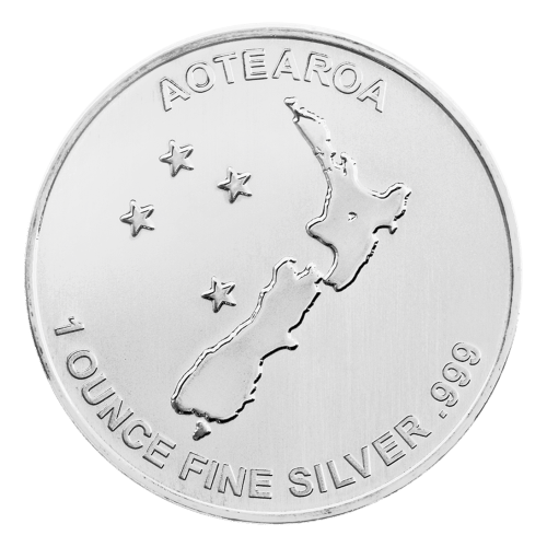 1 oz New Zealand Fern Silver Round | New Zealand Mint