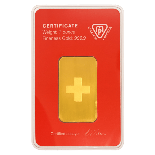 1 oz Gold Bar | Swiss Metals