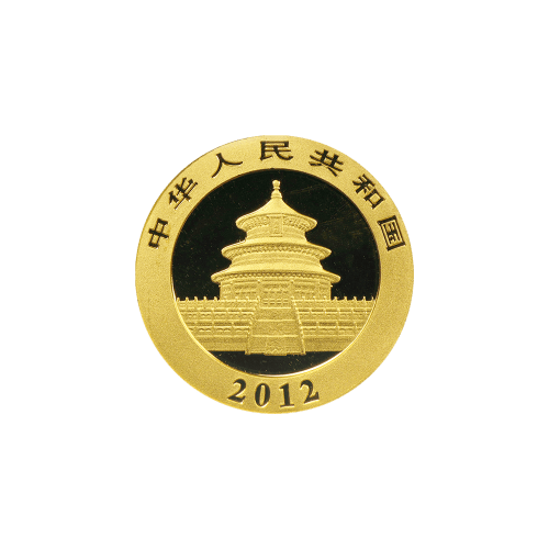 1/10 oz 2012 Chinese Panda Gold Coin | Chinese Mint