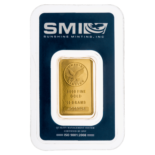 10 gram Gold Bar | Sunshine Minting