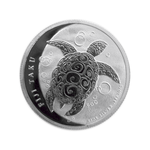 Pièce 1/2 once d'argent Fiji Taku 2012