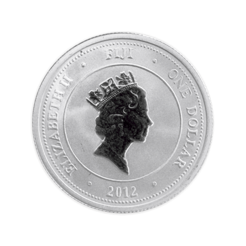 Pièce 1/2 once d'argent Fiji Taku 2012