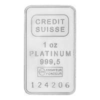 Credit Suisse Platinum Bars