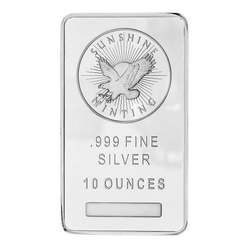 10 oz Silver Bar | Sunshine Minting