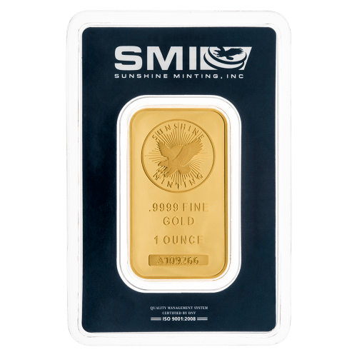1 oz Gold Bar | Sunshine Minting