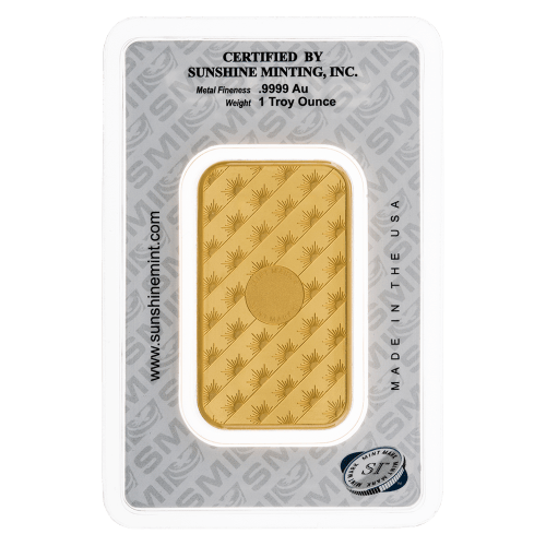 1 oz Gold Bar | Sunshine Minting