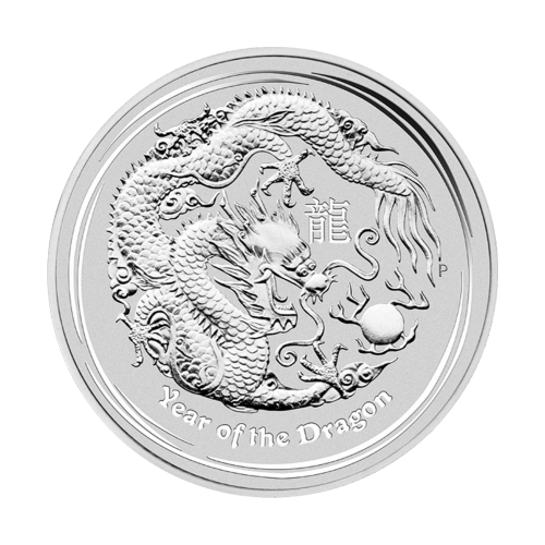 Buy 1/2 oz 2012 Year of the Dragon Silver Coins | Silver Gold Bull US