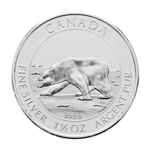1.5 oz 2013 Canadian Polar Bear Silver Coin | Royal Canadian Mint