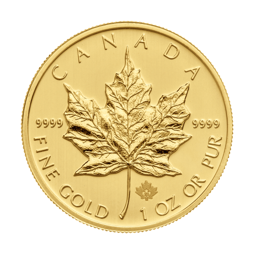 Pièce 1 once d'or Feuille d'érable canadienne 2013
