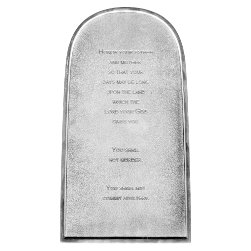 2 x 150 oz Ten Commandments Silver Bars