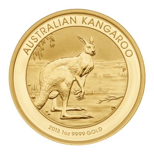 1 oz 2013 Australian Kangaroo Nugget Gold Coin | Perth Mint