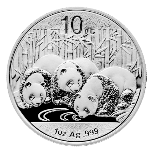 Pièce 1 once d'argent Panda Chine 2013 | Monnaie chinoise