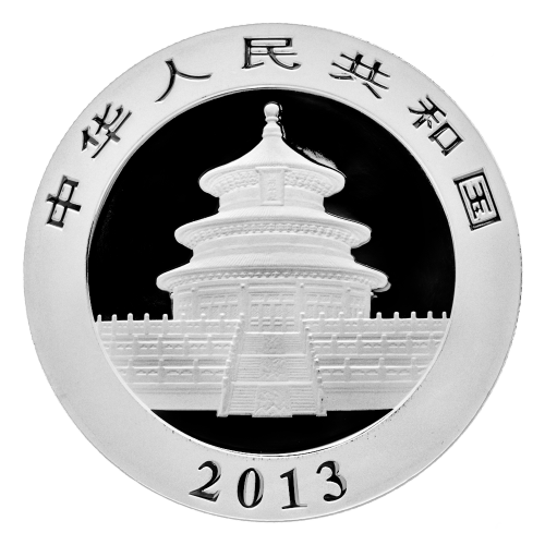Pièce 1 once d'argent Panda Chine 2013 | Monnaie chinoise