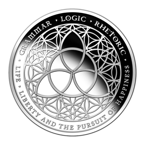 1 oz Trivium Silver Proof-like Round