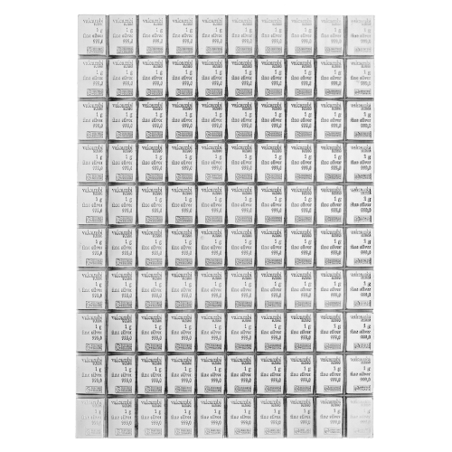 100 gram (100 x 1 g) CombiBar Silver Bar | Valcambi