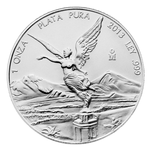 Pièce 1 once d'argent Libertad mexicaine 2013