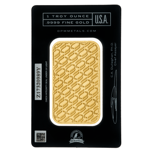 1 oz OPM Gold Bar | Elemetal Mint