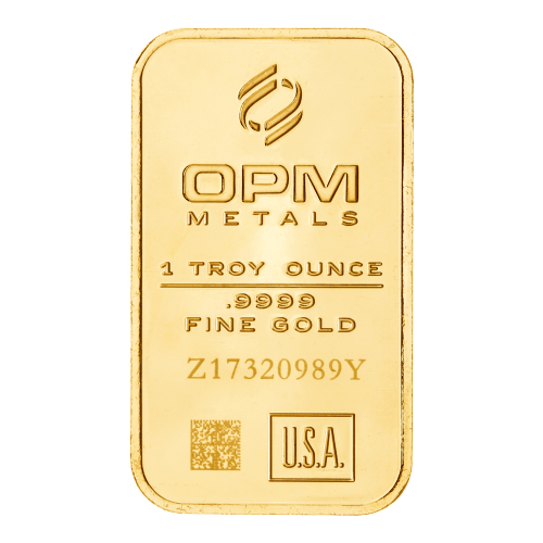 1 oz OPM Gold Bar | Elemetal Mint