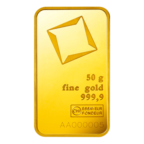 50 gram Gold Bar | Valcambi