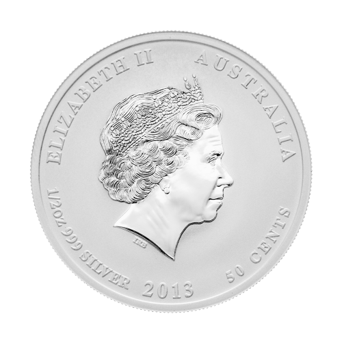 Pièce 1/2 once d'argent Lunaire Année du Serpent 2013 | Monnaie de Perth