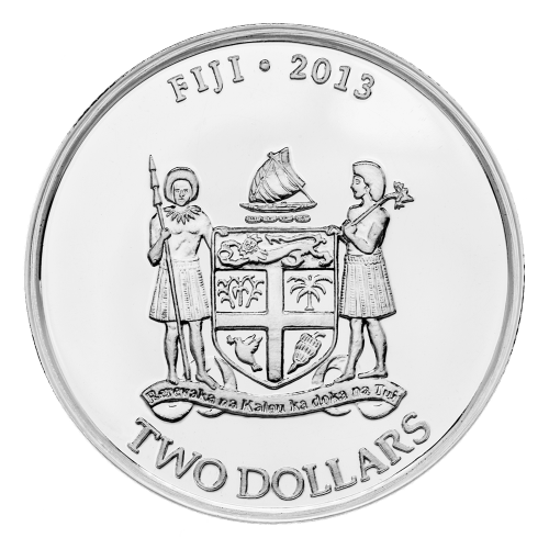 Pièce 1 once d'argent Taku Fidji 2013 | Monnaie de Nouvelle-Zélande