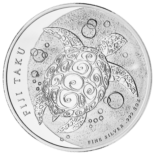 5 oz 2013 Fiji Taku Silver Coin | New Zealand Mint | Silver Gold