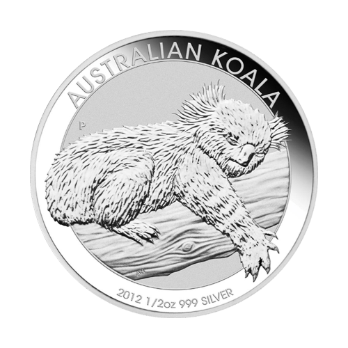 Pièce 1/2 once d'argent Koala australien 2012 | Monnaie de Perth