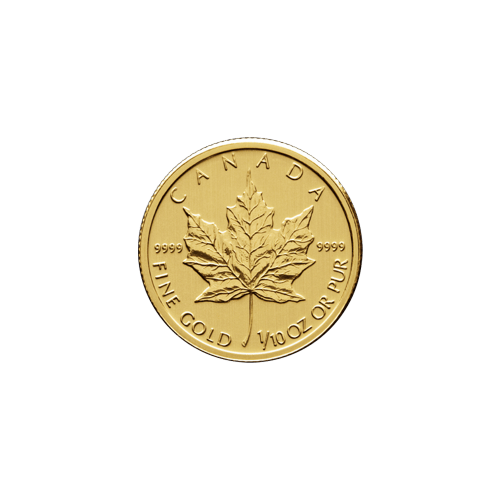 1/10 oz Random Year Canadian Maple Leaf Gold Coin | Royal Canadian Mint
