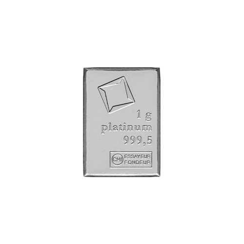 1 gram Platinum CombiBar Piece | Valcambi