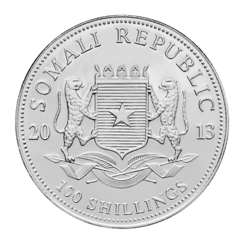 1 oz 2013 Somalian African Elephant Silver Coin | Bavarian State Mint