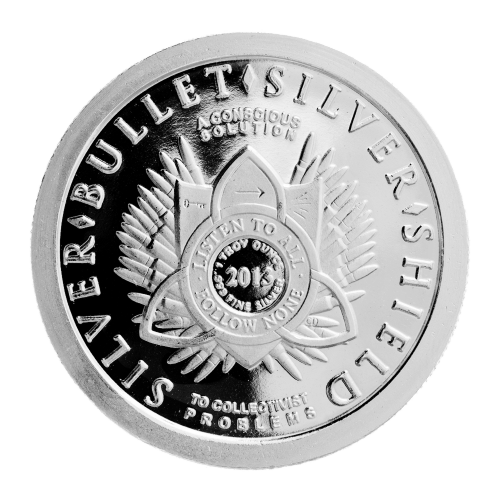 1 oz 2013 Love Silver Proof-like Round