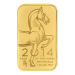 Lingot 1 once d'or Année du Cheval 2014 | Elemetal Mint