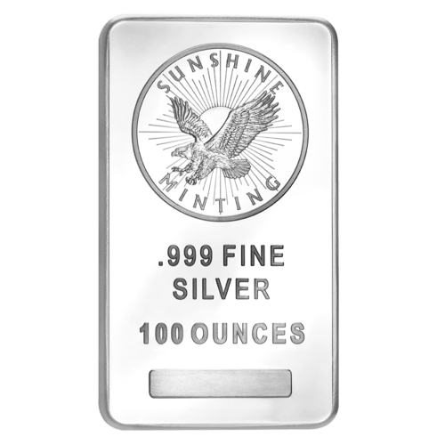 100 oz Silver Bar | Sunshine Minting