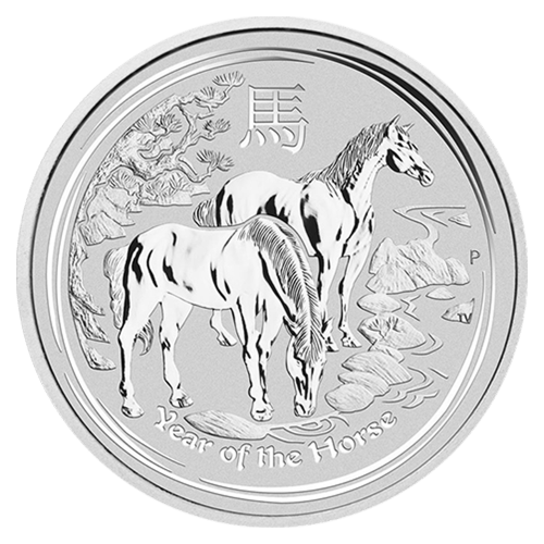 2 oz 2014 Lunar Year of the Horse Silver Coin | Perth Mint