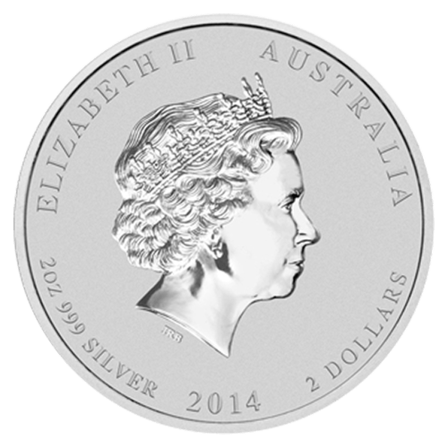 2 oz 2014 Lunar Year of the Horse Silver Coin | Perth Mint