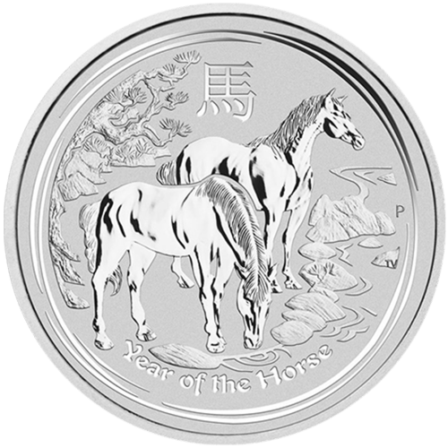 1 kilo 2014 Lunar Year of the Horse Silver Coin | Perth Mint