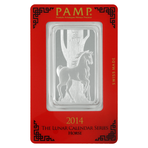 Buy 1 oz PAMP Suisse Year of the Horse Silver Bars | Silver Gold