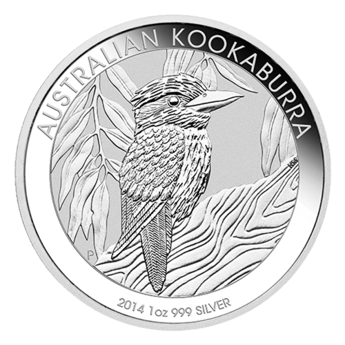Pièce 1 once d'argent Kookaburra australien 2014 | Monnaie de Perth