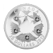 Pièce 1 once d'argent Couronne de Noël avec cristal de Swarovski 2013