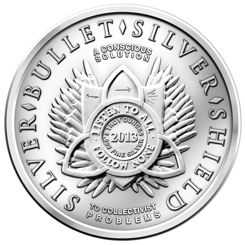 Ronde 5 onces d'argent Semblable à Épreuve Trivium 2013