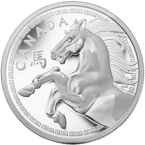 1 kilo 2014 Year of the Horse Silver Proof Coin | Royal Canadian Mint
