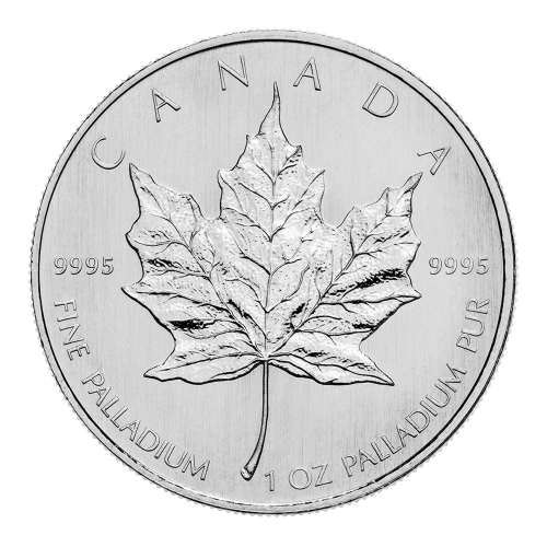 1 oz Random Year Canadian Maple Leaf Palladium Coin | Royal Canadian Mint